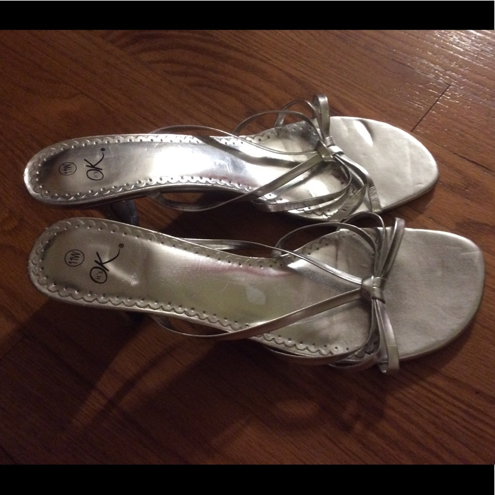 Silver heels